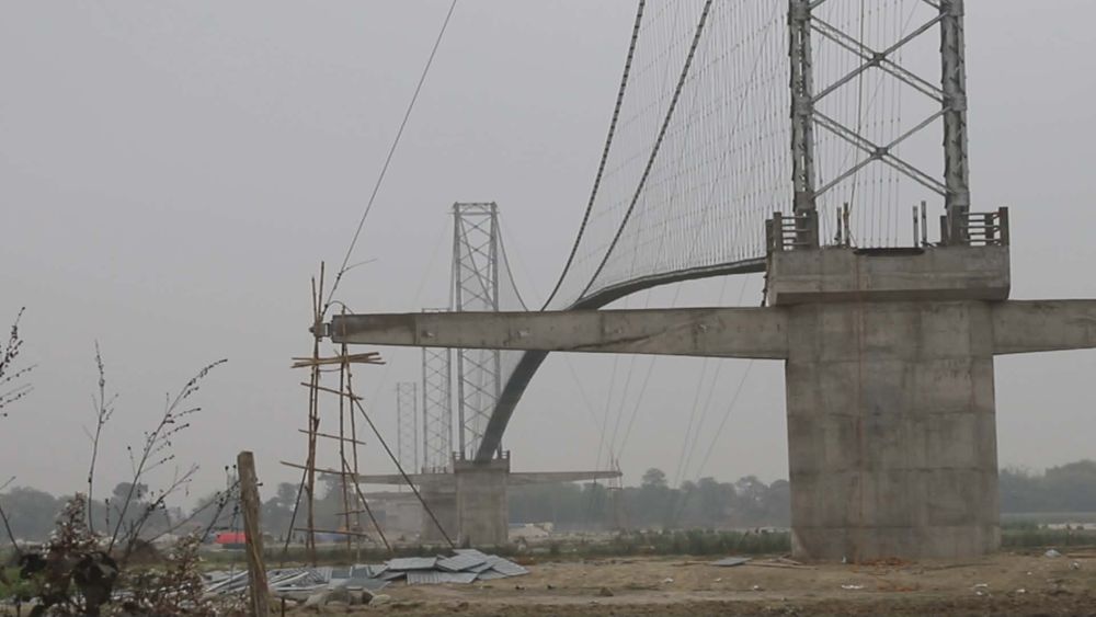 चौतिस वर्षको प्रतीक्षा पछि झोलुङ्गे पुल ,स्थानीय खुसी