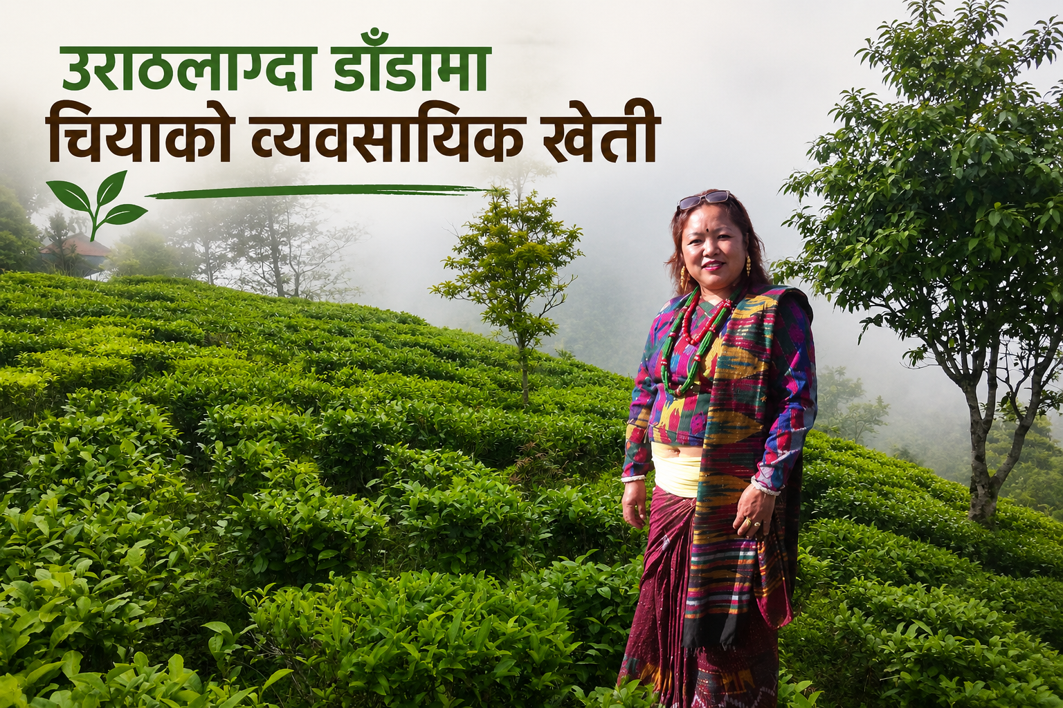 मोरङमा चियाको ब्यावसायिक खेती,साडे पाँचसय रोपनीमा चिया विस्तार