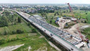 पश्चिम खण्डका लामा पुलको निर्माण तीब्र ,सडक निर्माण सुस्त